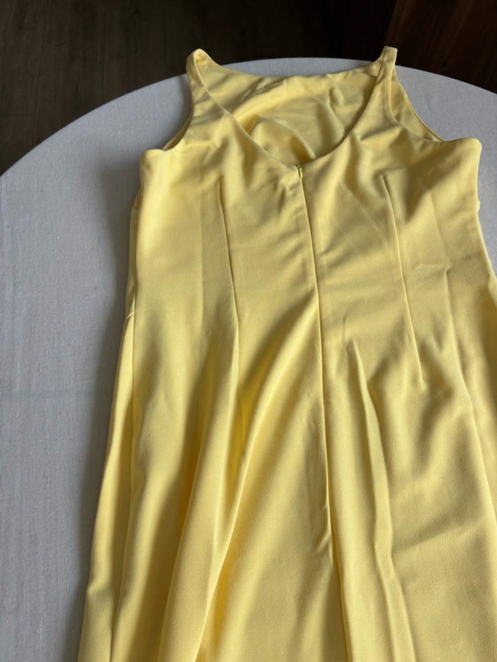 NWT Showpo Indi Maxi Dress Butter Yellow Boat Neck Bodycon Size 14 - Picture 9 of 9